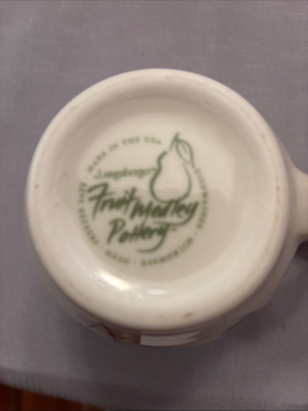 Longaberger Fruit Medley Mugs. Set of 4. - Picture 3 of 3